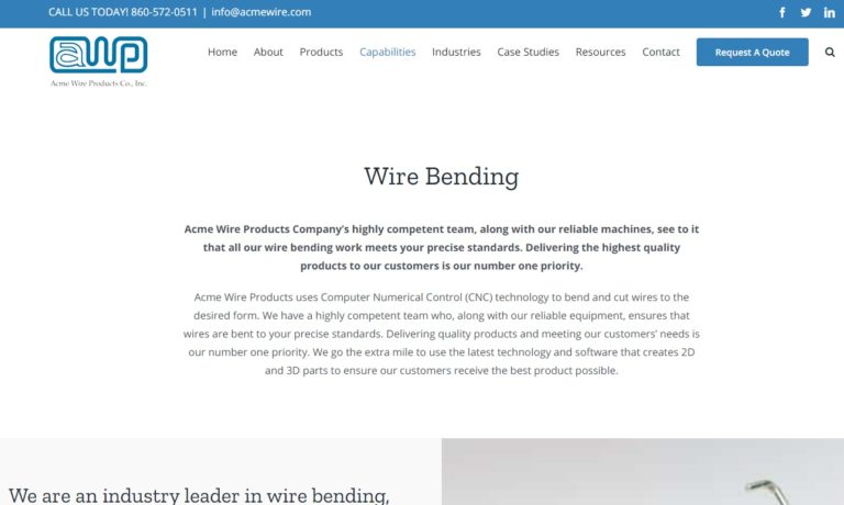 Acme Wire Products Company, Incorporated